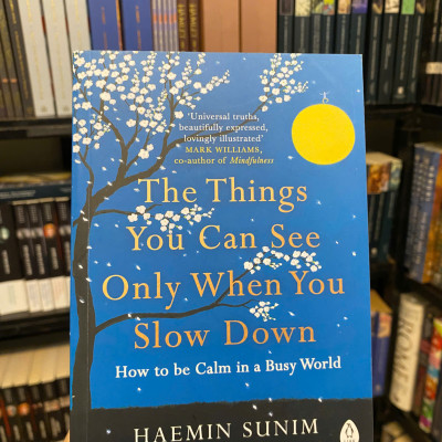 Sách - The Things You Can See Only When You Slow Down: How to Be Calm and Mindful in a Fast-Paced World by Haemin Sunim | Bestseller English Nonfiction
