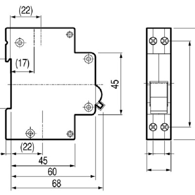 Cầu Dao Chống Giật 2 Pha Dobo Electric Korea (32A - 30mA) - Trắng
