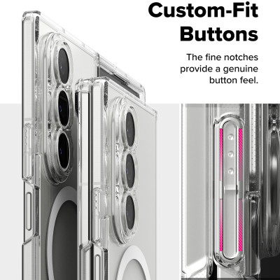 Ốp lưng trong suốt sạc từ tính cho Samsung Galaxy Z Fold 7 RINGKE Fusion Magnetic vỏ mỏng nhẹ chống ố vàng_ Hàng Chính Hãng