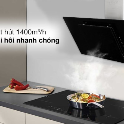 Máy hút mùi Kocher  K-2080V (90CM) - Hàng Chính Hãng