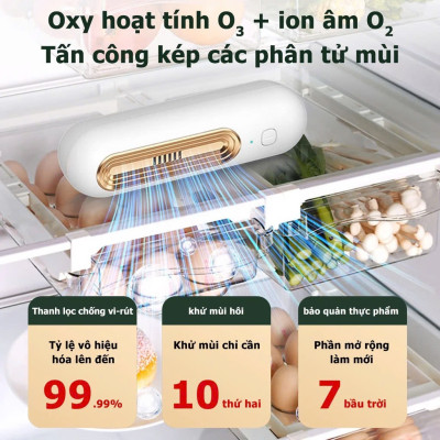 Máy KhửMùii & Diệt Khuẩn Tủ Lạnh Ozone Mini – Sản Phẩm Không Thể Thiếu Trong Mỗi Gia Đình đèn pha led