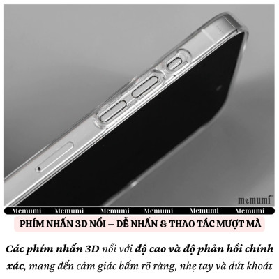 ốp lưng siêu mỏng 0.3mm bảo vệ camera trong suốt chống ố vàng cho iPhone 17 Pro Max / 17 Air / iP 17 Pro / 17 hiệu Memumi Slim Camshield Clear - Chống trầy xước, độ trong full HD, siêu mỏng ốp như không ốp - Hàng nhập khẩu