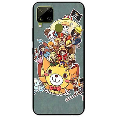 Ốp lưng dành cho Realme C15 mẫu Hải Tặc Mũ Rơm