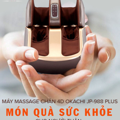 Máy massage chân thông minh 4D OKACHI JP-988 Plus