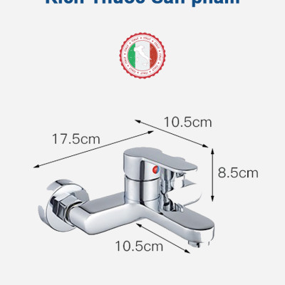 Củ sen tắm (nút xoay cải tiến đỡ hỏng như nút rút lên kiểu cũ) - Hàng xịn HVMMA ITALIA-Hàng Nhập Khẩu Chính Hãng
