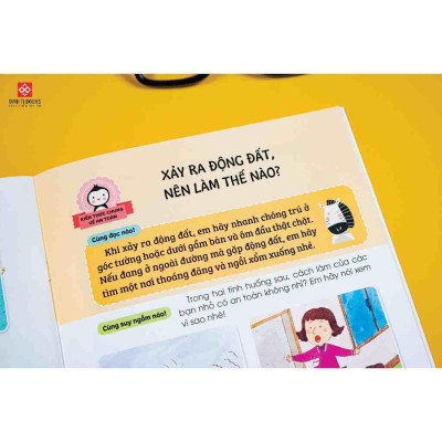 Sách - Kỹ năng tự bảo vệ bản thân cho trẻ 3 - 6 tuổi - Combo 4 Cuốn - Đinh Tị Books