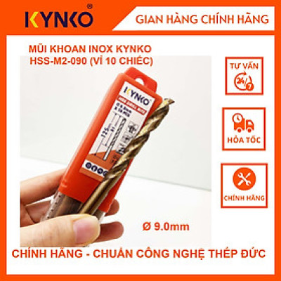 MŨI KHOAN INOX KYNKO HSS-M2-090 đường kính phi 9mm