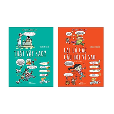 Combo 2Q Sách Kiến Thức Bách Khoa Cho Trẻ : Hỏi Đáp Cùng Em  - Lại Là Các Câu Hỏi Vì Sao +  Thật Vậy Sao?