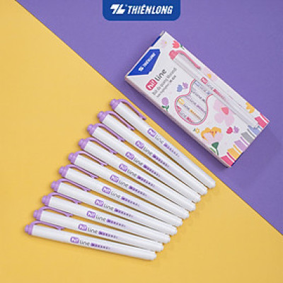 Bút dạ quang màu Morandi Hi! Line Thiên Long HL-024 - Công nghệ chống khô mực