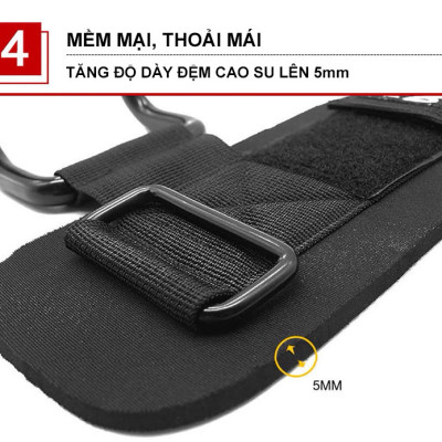 Dây kéo lưng trợ lực cổ tay AOLIKES 7642 nâng tạ tập gym sports fitness protection help wristbands