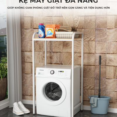 Kệ máy giặt thông minh khung thép chống ghỉ phủ sơn tĩnh điện thương hiệu IGA - GM115
