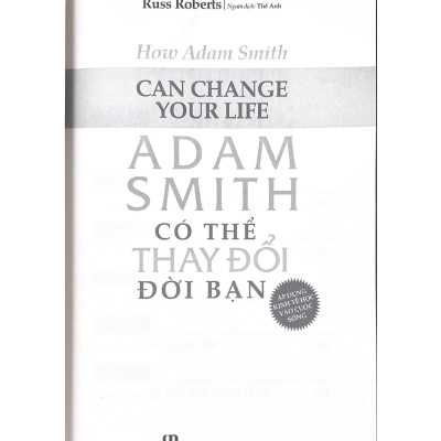 Adam Smith Có Thể Thay Đổi Cuộc Đời Bạn - Vanlangbooks