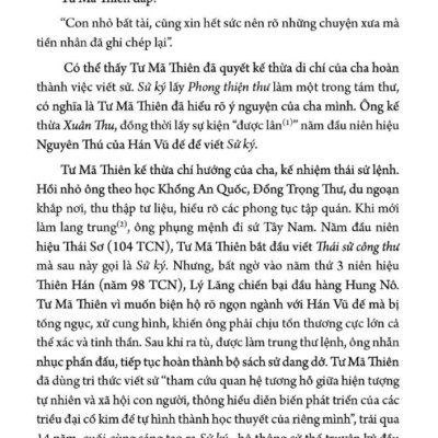 Sử Ký Bản Kỷ (Bìa Cứng) _KV