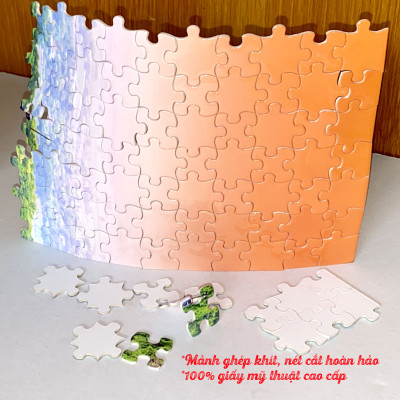 BỘ SƯU TẬP Tranh xếp hình  "VN - VẺ ĐẸP BẤT TẬN" Là dòng sản phẩm xếp hình cao cấp, chất lượng vượt trội, không thua kém bất kỳ sản phẩm xếp hình ngoại nhập-Là món quà tặng tinh tế, là những tác phẩm có giá trị mỹ thuật và văn hóa cao.