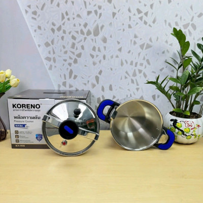 Nồi áp suất inox 304, chống nổ, dùng cho bếp từ bếp ga bếp hồng ngoại dung tích 6 lít và 8 lít hàng chính hãng