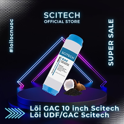 Lõi lọc nước số 2 UDF 10 inch dùng trong máy lọc nước RO, bộ lọc thô - Hàng chính hãng