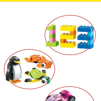 Bộ Lắp Ghép  Vuông Đa Chủ Đề Với 460 Chi Tiết Cho Bé Vừa Chơi Vừa Học Phát Triển Tư Duy và Sáng Tạo- Hàng Chính Hãng 