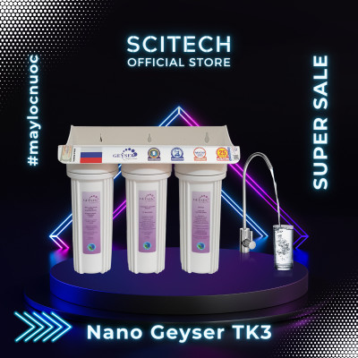 Máy lọc nước Nano TK by Scitech (Không dùng điện, không nước thải, 3 đến 9 cấp lọc) - Hàng chính hãng