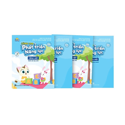 Sách - Combo 4 cuốn Happy family Cùng con phát triển năng lực Tiếng Việt lớp 1 tập 1 - Nhiều tác giả - NXB Đại học Quốc gia Hà Nội - WinBooks