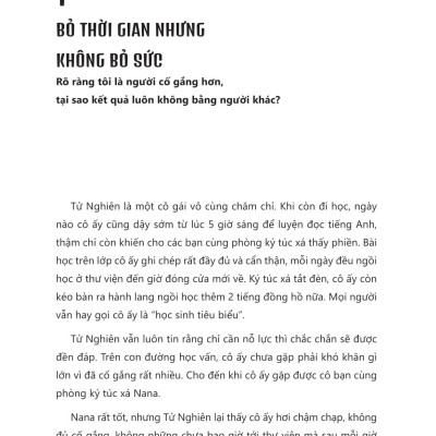Sách - Nỗ Lực Ảo - Không Sợ Không Cố Gắng, Chỉ Sợ Cố Gắng “Giả”