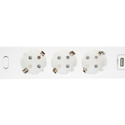 Ổ Cắm Điện Pisen 303-EP (3 x AC, 3 x USB)