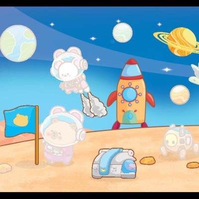 Sách - Sách Dán Hình - Capy Và Chuyến Du Hành Vũ Trụ