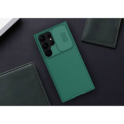 Ốp lưng chống sốc cho Samsung Galaxy S23 Ultra bảo vệ Camera hiệu Nillkin Camshield Pro chống sốc cực tốt, chất liệu cao cấp, có khung & nắp đậy bảo vệ Camera - hàng nhập khẩu