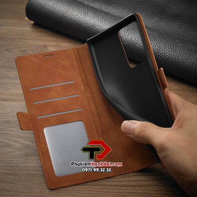Bao da dạng ví cho SamSung Galaxy Note 20 Ultra chính hãng Forwenw có ngăn đựng thẻ, đựng tiền, khóa nam châm tiện lợi - Hàng chính hãng