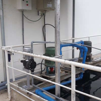 Bơm định lượng hóa chất, Hiệu FG - FGM54B1, lưu lượng 54 lít/giờ, công suất 0.18 kW, hướng dẫn lắp đặt vận hành, bảo hành chính hãng.