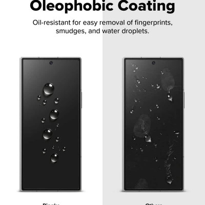 [Combo 2] Dán cường lực dành cho Samsung Galaxy Z Fold 7 RINGKE Cover Display Easy Slide Tempered Glass (Màn hình ngoài) có khung trợ dán rút bụi_ Hàng chính hãng