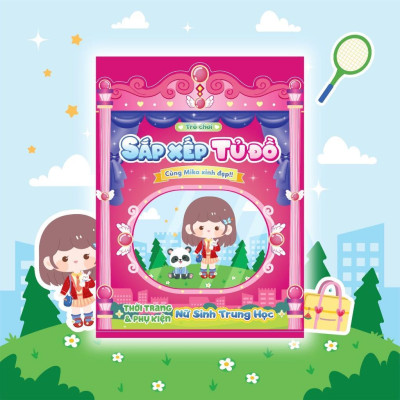 Sách - Trò Chơi Sắp Xếp Tủ Đồ Cùng Mika Xinh Đẹp - Thời Trang Và Phụ Kiện Nữ Sinh Trung Học- Bóc Dán 80+ Sticker Cho Bé Gái - Megabook