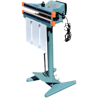 Máy hàn miệng túi dập chân PSF-650. 8mm gia nhiệt 2 hàm có giá đỡ