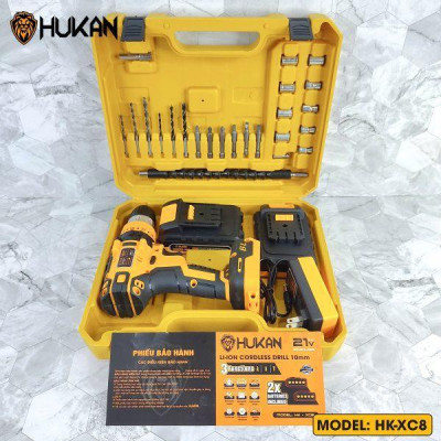 MÁY KHOAN PIN 45NM HK-XC8 HUKAN (2 PIN ) - HÀNG CHÍNH HÃNG