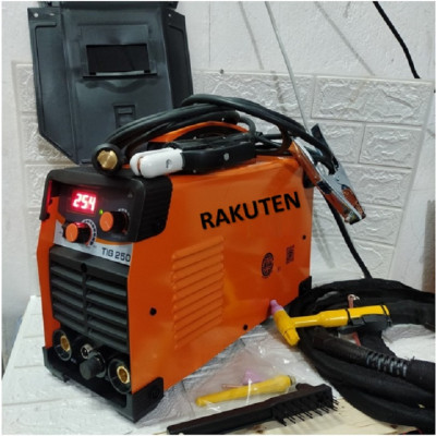 MÁY HÀN TIG RAKUTEN  2 CHỨC NĂNG KHÍ VÀ QUE ĐỦ BỘ BẢO HÀNH 1 NĂM