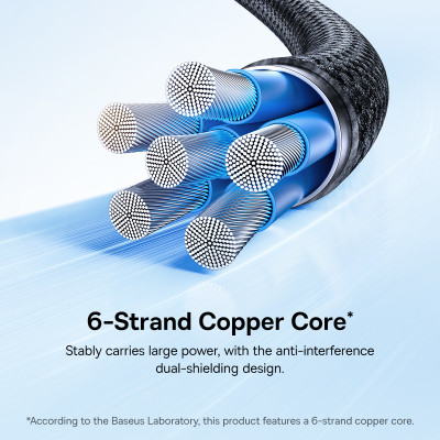 Cáp Sạc Nhanh C to C Baseus Dura Series 240W (48V/5A, 480Mbps)- Hàng Chính Hãng