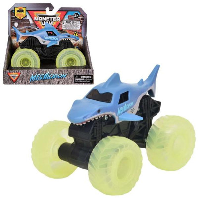 Đồ Chơi Mô Hình Chiến Xe MJ 1:43 - Bánh Xe Phát Sáng Megalodon VLL - Monster Jam 20148985/6071190