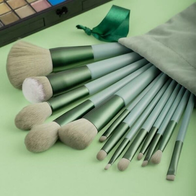 Bộ Cọ Trang Điểm Mini 13 Chi Tiết - Giao màu ngẫu nhiên