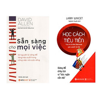 Combo Sách Kỹ Năng Sống: Sẵn Sàng Cho Mọi Việc + Học Cách Tiêu Tiền
