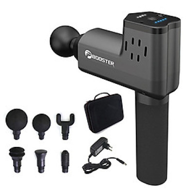 Máy (súng) massage cầm tay giảm đau cơ bắp căng cơ Booster T - 126W, 6 đầu