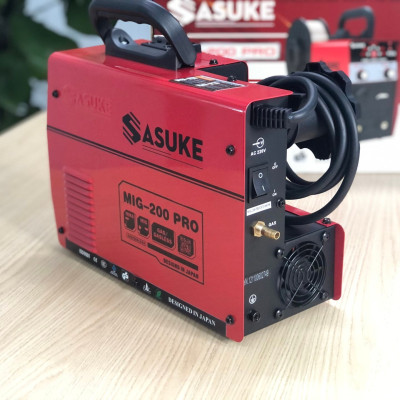 Máy Hàn MIG 3 Chức Năng Sasuke MIG 200-PRO (Tặng Cuộn Dây 1kg, Hàn Cuộn 1 - 5 Kg )- Hàng Chính Hãng