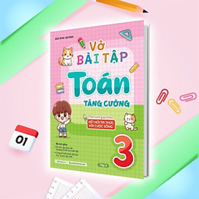 Sách - Vở Bài Tập Toán Tăng Cường Lớp 3 - Tập 2 - Theo Sách Giáo Khoa Kết Nối Tri Thức Với Cuộc Sống - Megabook