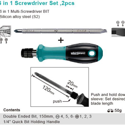  Tô vít 2 đầu đa năng Whirlpower 96-8602