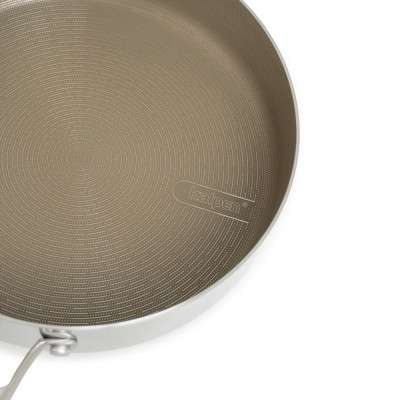 Chảo Inox 3 lớp liền khối chống dính Kalpen Nano Titanium Dauer chuản Đức - Hàng chính hãng