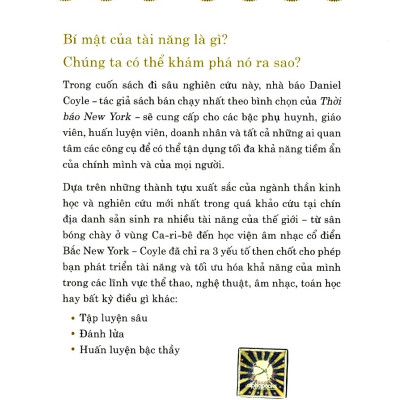 Mật Mã Tài Năng (Tái Bản 2019) ( tặng kèm bookmark tuyệt đẹp )