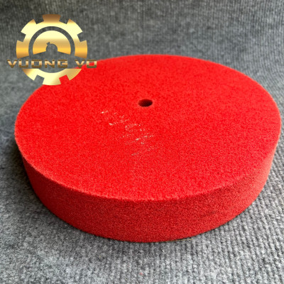 Bánh nỉ đỏ đánh bóng-nỉ đỏ đánh bóng inox kích thước 150x50x16mm #240 (Gía đã bao gồm VAT)