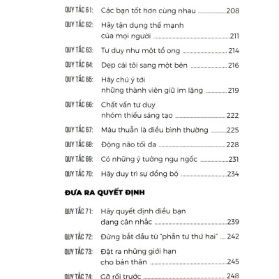 NHỮNG QUY TẮC TƯ DUY