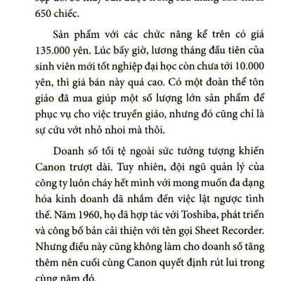 Bản Quyền Hàng Phòng Thủ Để Canon Cất Cánh