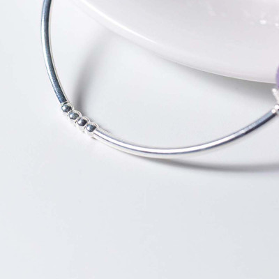 Vòng tay đá thạch anh tím ngọc charm hoa 10 cánh mệnh hỏa, thổ - Ngọc Quý Gemstones