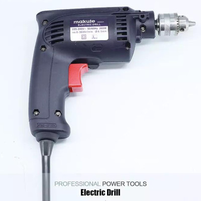 MÁY KHOAN ĐIỆN 260 W 6.5MM MAKUTE ED001- HÀNG CHÍNH HÃNG