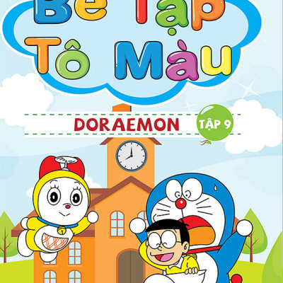Combo Bé Tập Tô Màu Doraemon ( 10 quyển ) (BÌA NGẪU NHIÊN ) - KV